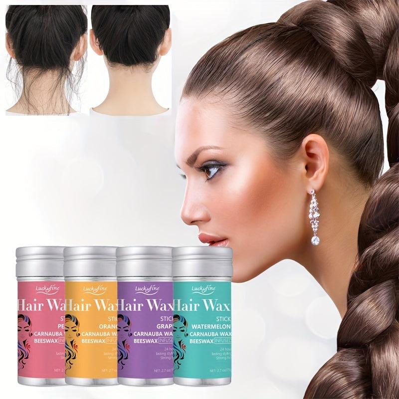 Hair Finishing Wax Rod Non-Greasy Long Lasting Styling Compact Portable