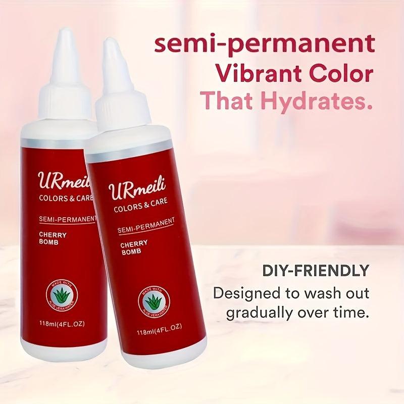 118ml Semi Permanent Hair Tint Halloween Hair Dye Cream For All Hair Types