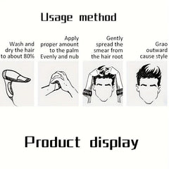 Professional Hair Mud Styling Clay for Long Lasting Hold