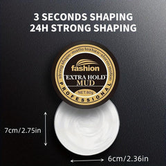 Professional Hair Mud Styling Clay for Long Lasting Hold