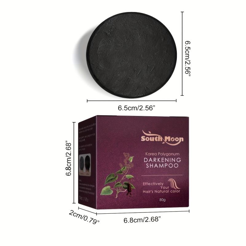 He Shou Wu Extract Shampoo Soap for Gray Hair - Darkening and Nourishing Hair