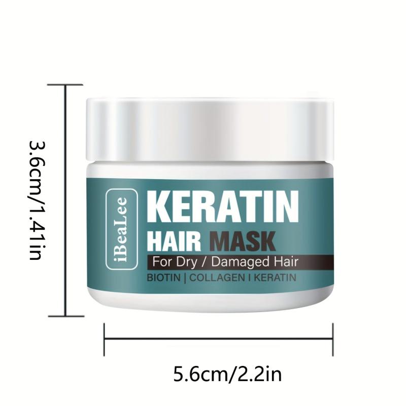 Keratin Hair Mask for Deep Repairing Dry Damaged Hair - 50g