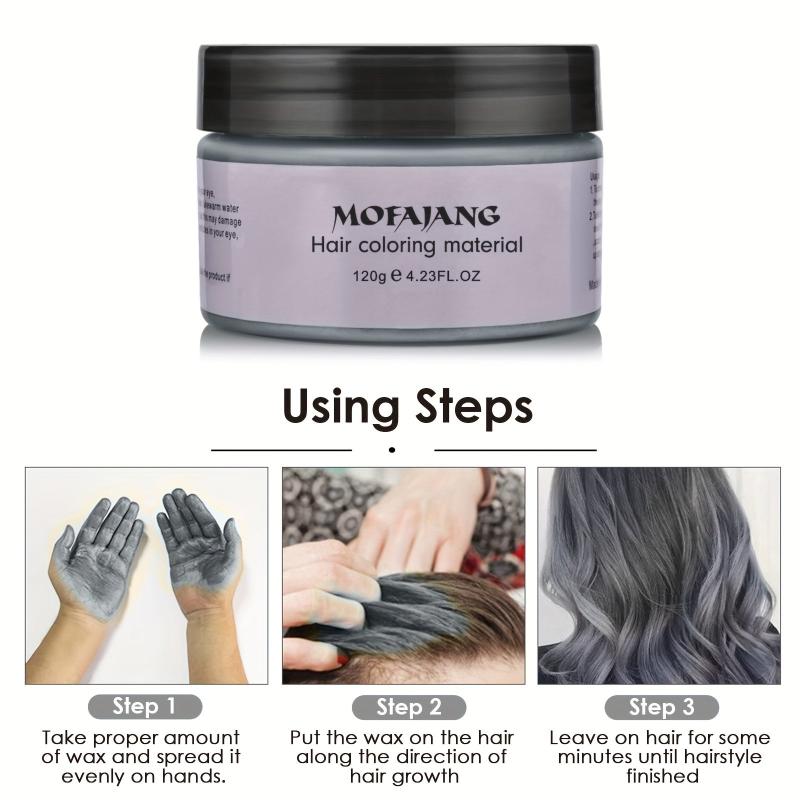 120g Temporary Hair Wax Instant Hairstyle Cream