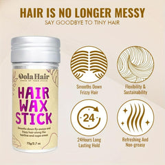 Wax Stick & 2 Lace Bands For Wig Flyaway Hair Edges Styling