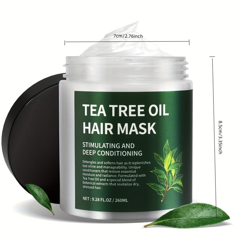 Rosemary Tea Tree Essential Hair Mask Natural Hair Mask For Dry Damaged Hair