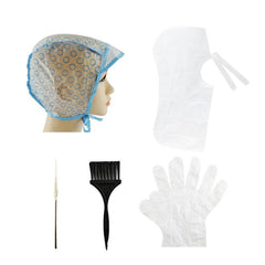 Hair Frosting & Tipping Cap with Needle Combo Pack - Home Hairdressing Tool