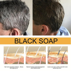 Hair Shampoo Soap for Dark and Thick Hair Care