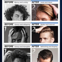 Hair Styling Clay For Men 100g Hair Shaping Gel Strong Hold Hair Wax