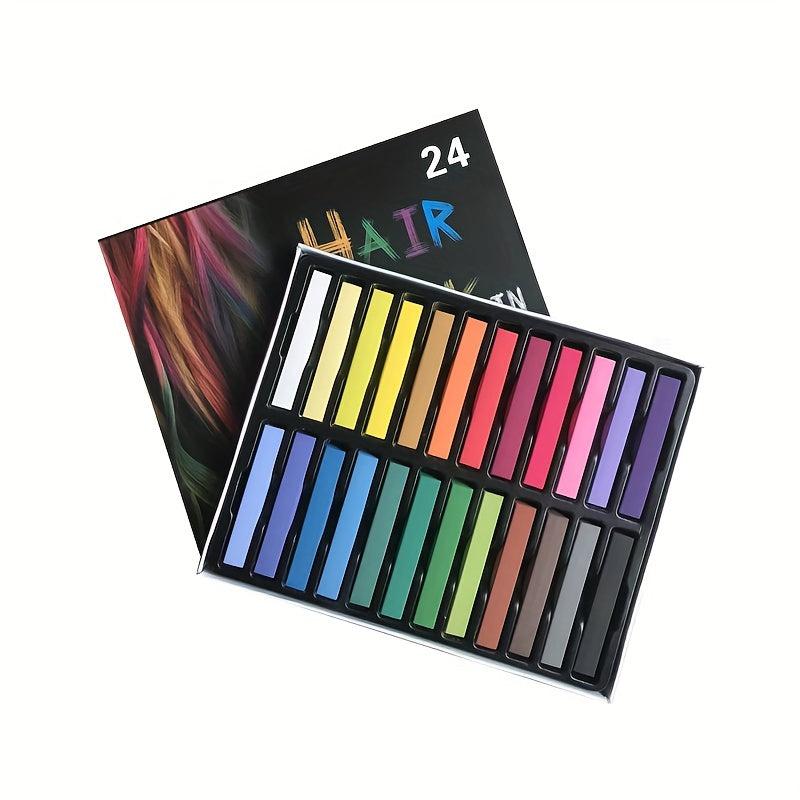 Halloween Hair Chalk Pen Set for Temporary Coloring - Great for Parties