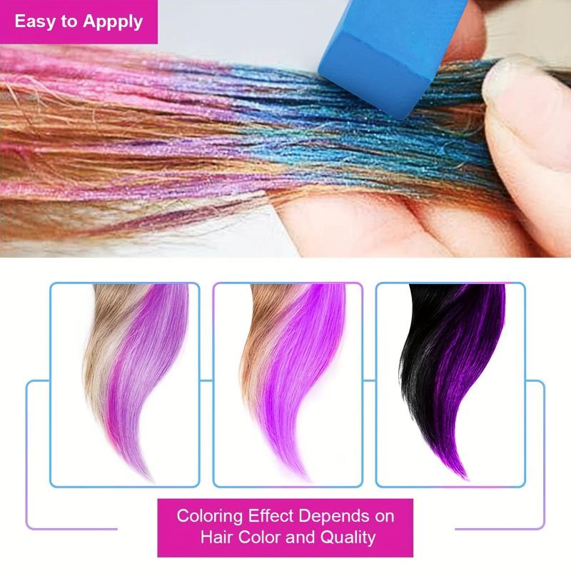 Halloween Hair Chalk Pen Set for Temporary Coloring - Great for Parties