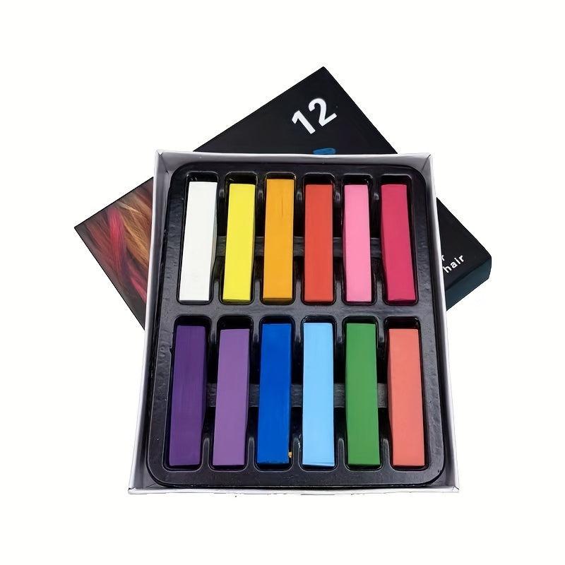 Halloween Hair Chalk Pen Set for Temporary Coloring - Great for Parties