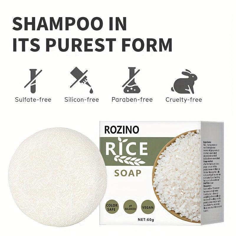 Rice Shampoo Soap Control Shampoo Cake All Hair Types