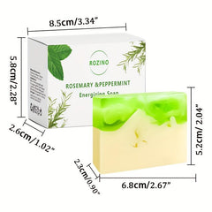 Rosemary Peppermint Shampoo Soap Deep Clean Scalp Control Moisturizing