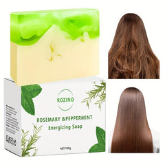 Rosemary Peppermint Shampoo Soap Deep Clean Scalp Control Moisturizing