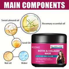 50g Biotin & Collagen Hair Mask for Stronger, Thicker Hair
