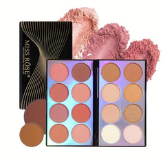 16 Colors Blush Highlight Contour Powder Palette