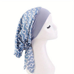 Silk Bonnet Elastic Headband for Women