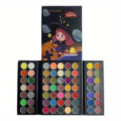 63 Colors Double Doors Eyeshadow Palette Pearly Sequin Matte Finish