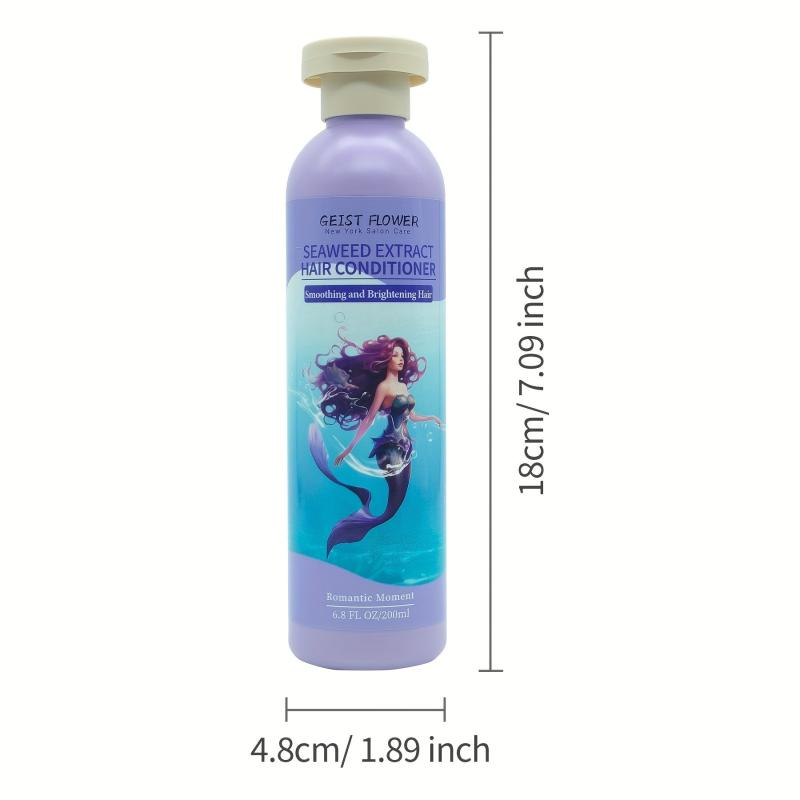 Seaweed Extract Hair Conditioner Smoothing Brightening Hair Plant Squalane