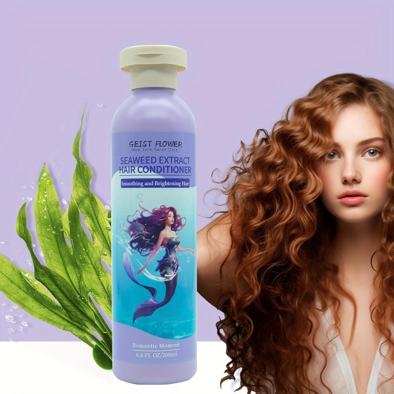 Seaweed Extract Hair Conditioner Smoothing Brightening Hair Plant Squalane