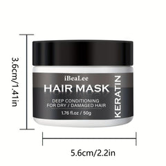 50g Keratin Hair Mask Deep Conditioner Smoothing Hair Care Film