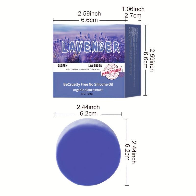 Lavender Shampoo Soap for Clean Scalp Care