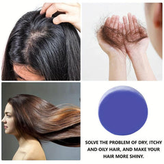 Lavender Shampoo Soap for Clean Scalp Care