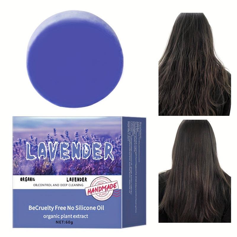 Lavender Shampoo Soap for Clean Scalp Care