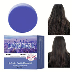 Lavender Shampoo Soap for Clean Scalp Care