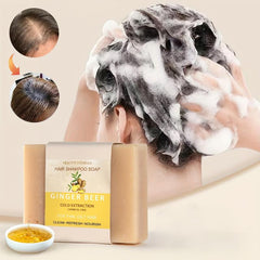 Organic Ginger Essence Shampoo Soap 100 Natural Solid Shampoo Soap
