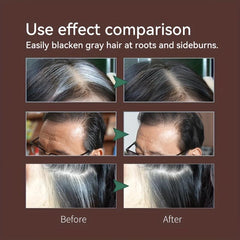 Portable Hair Dye Pen One Time Hair Stick Temporary Gray Coverage Unisex