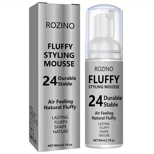 Grey Hair Styling Mousse - Moisturizing Care Foam - Natural Air Fluffy