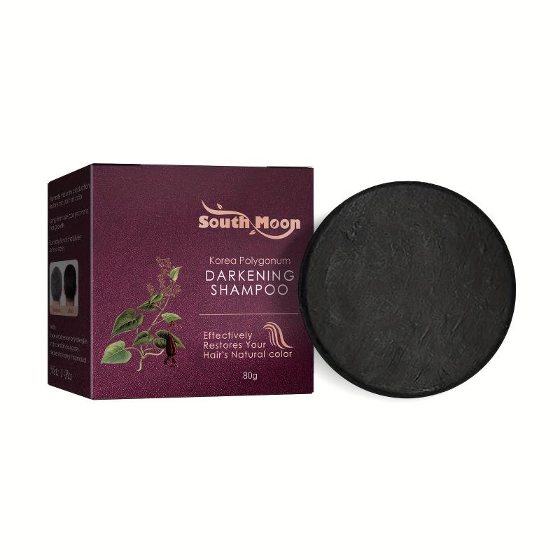 Organic Hair Darkening Shampoo Bar - Repairs Gray Hair, Volumizes and Conditions