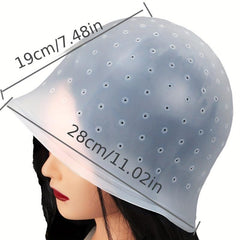Reusable Hair Highlighting Cap with Hooks