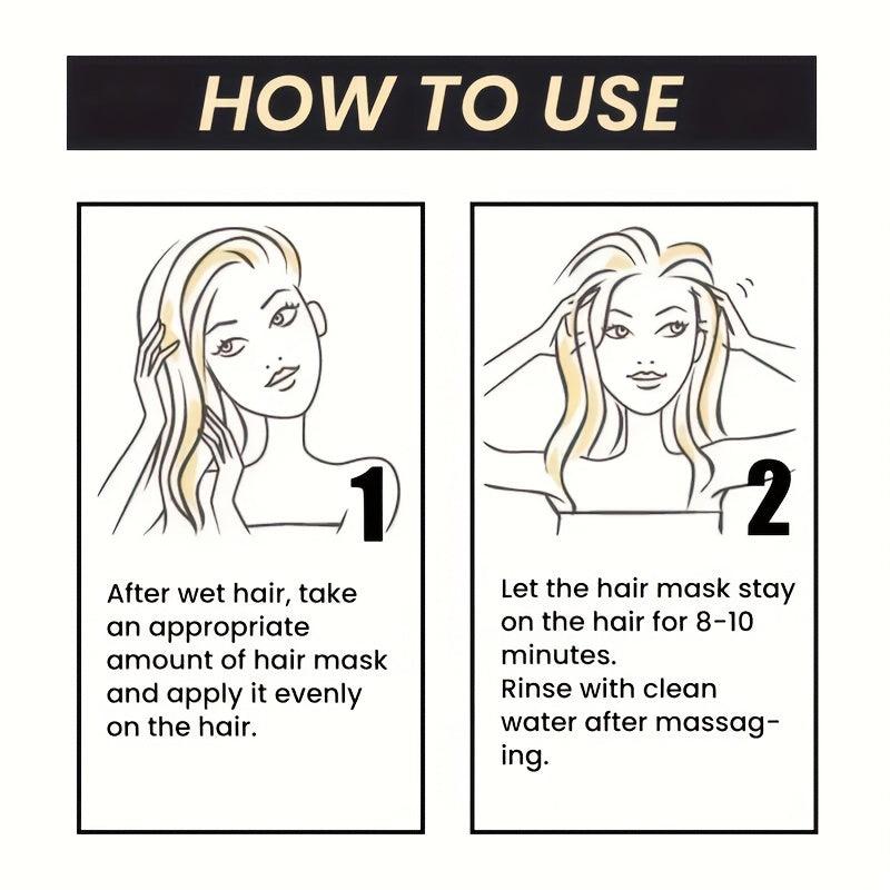 Hydrating Argan Hair Mask for Repairing Dry and Damaged Hair