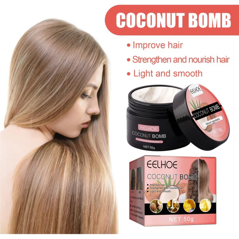 Coconut Bomb Hair Mask - Repairs Split Ends