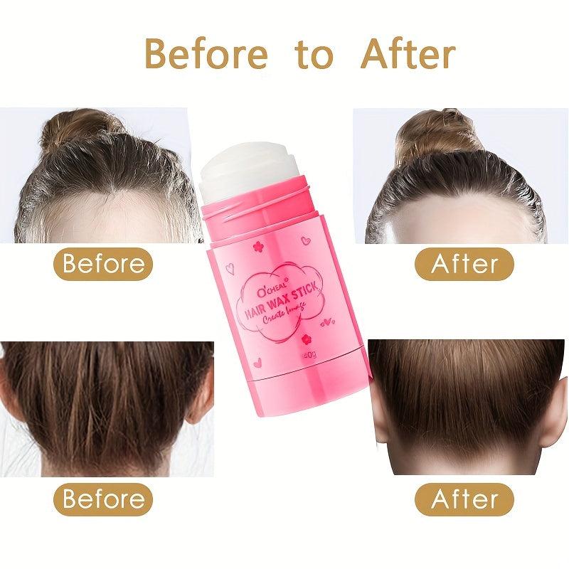 Hair Wax Stick Broken Hair Finishing Cream Non greasy Styling Pomade Stick