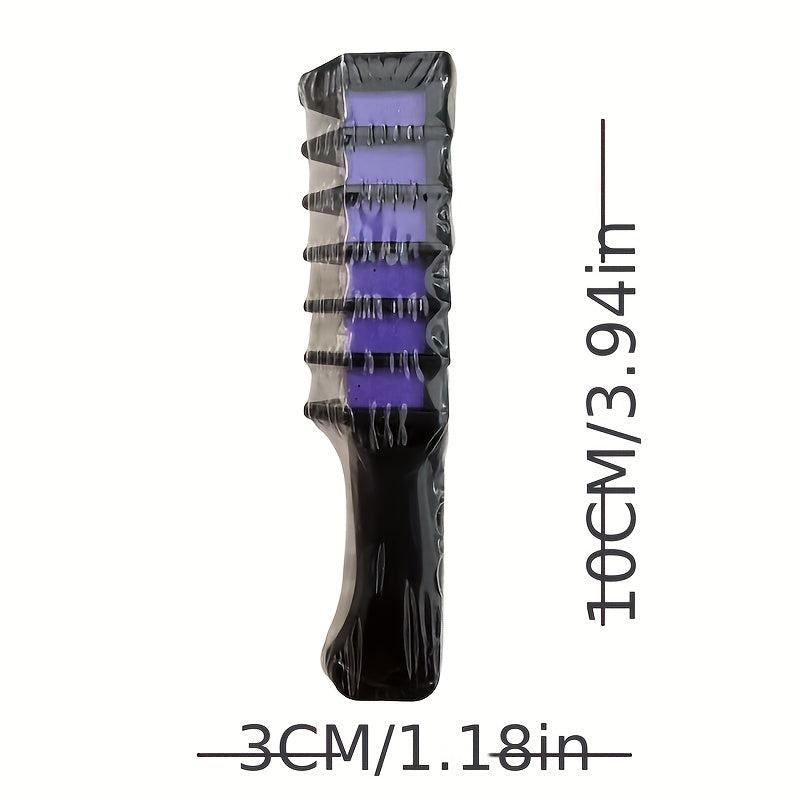 Washable Hair Chalk Comb 11 Colors Easy to Use