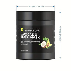 Keratin Avocado Hair Mask for Repairing Frizzy Hair