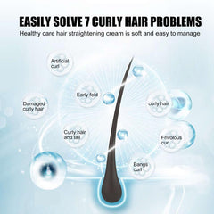Coconut Protein Straightening Cream for Smooth Hair