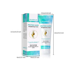 Coconut Protein Straightening Cream for Smooth Hair