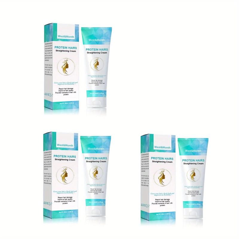 Coconut Protein Straightening Cream for Smooth Hair