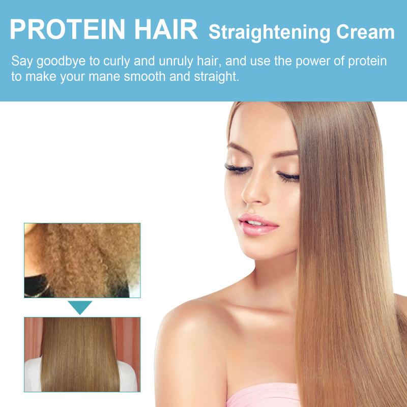 Coconut Protein Straightening Cream for Smooth Hair