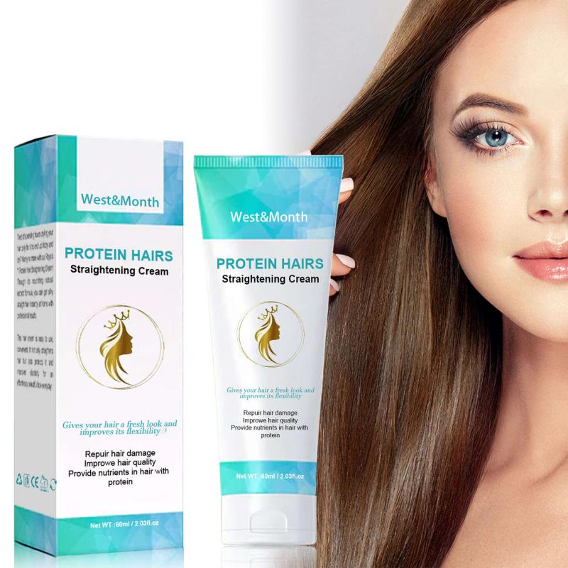 Coconut Protein Straightening Cream for Smooth Hair