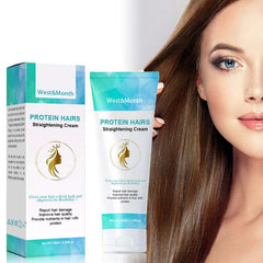 Coconut Protein Straightening Cream for Smooth Hair