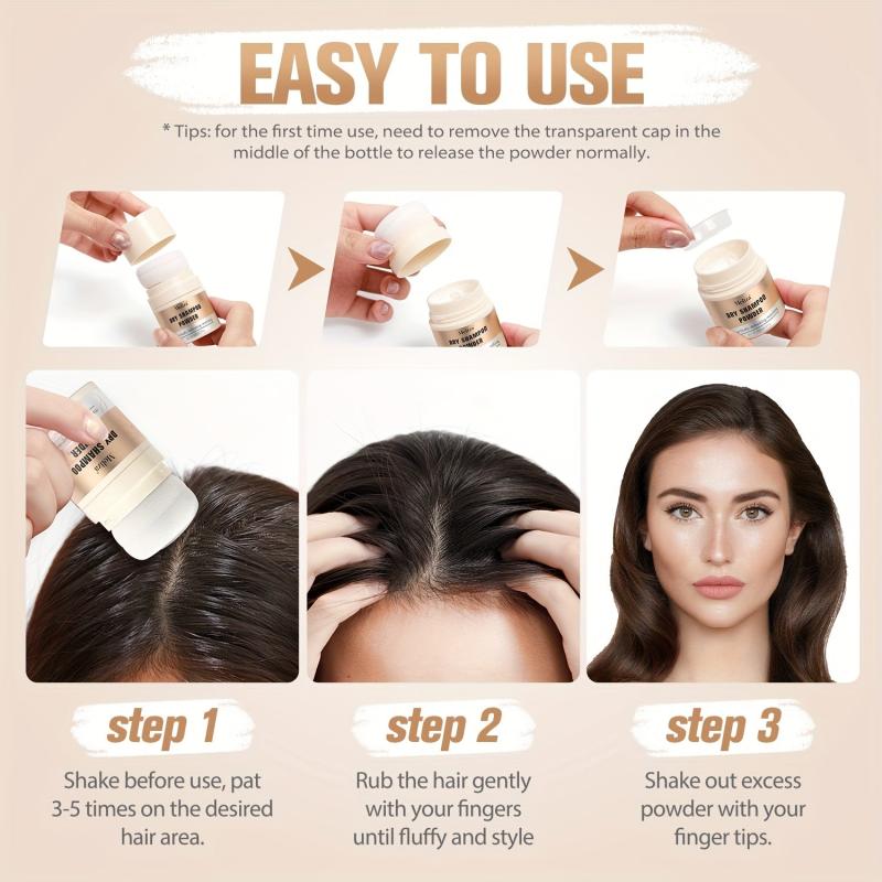 Refreshing Travel Size Dry Shampoo Powder for Fuller Looking Hair