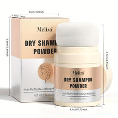 Refreshing Travel Size Dry Shampoo Powder for Fuller Looking Hair