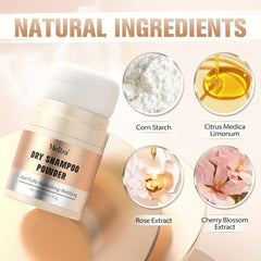 Refreshing Travel Size Dry Shampoo Powder for Fuller Looking Hair