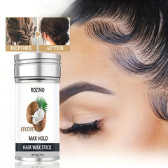 Coconut Hair Wax Stick Anti-frizz Hair Styling Wax Bar