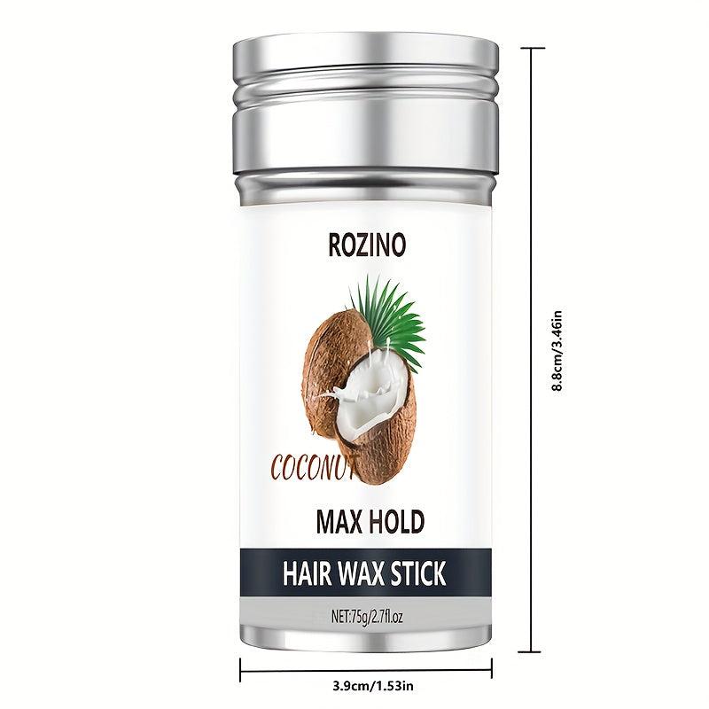 Coconut Hair Wax Stick Anti-frizz Hair Styling Wax Bar